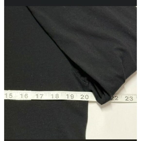 * SOLD * Polo Ralph Lauren Mens Size M Black Long Sleeve T-Shirt With Red Pony - Picture 5 of 7